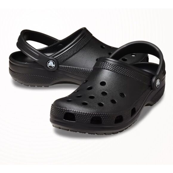 Crocs Classic Clogs 10001-001 in Black. Unisex Men Size 9, Women Size 11. NWT! - Picture 1 of 12